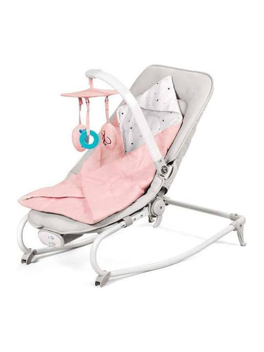 Kinderkraft Baby Bouncer Felio 2 in 1 with Music and Vibration 2 in 1 for Babies up to 18kg