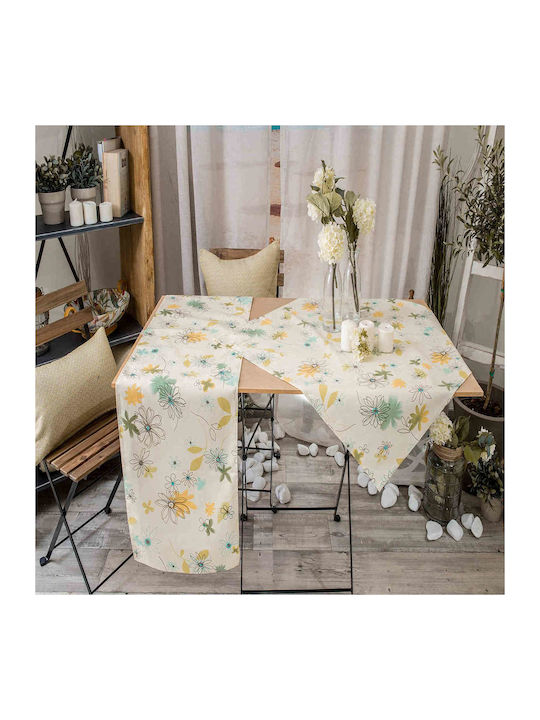 Teoran Zenta Cotton & Polyester Tablecloth Runner 05 40x160cm