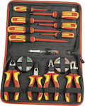 Mannesmann 11214 Tool Casket with 14 Electrician's Tool Set