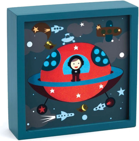 Djeco Wooden Kids Wall Light Space