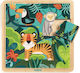 Wooden Kids Puzzle Zoo for 3++ Years 15pcs Djeco