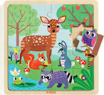 Wooden Kids Puzzle Forest for 3++ Years 16pcs Djeco