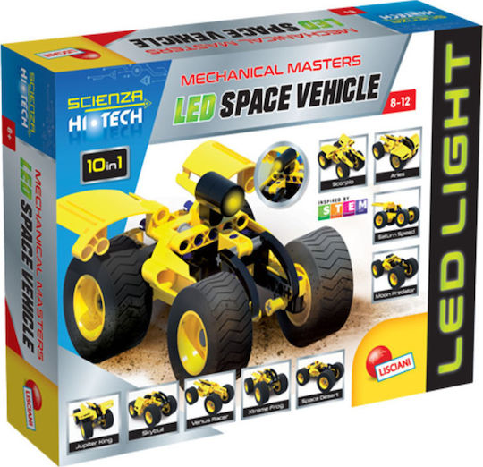 Lisciani Giochi Hi Tech Mini Led Space Vehicle Educational Game Engineering I'm a Genius for 8-12 Years Old