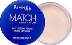 Rimmel Match Perfection Silky Loose Face Powder 001 Transparent