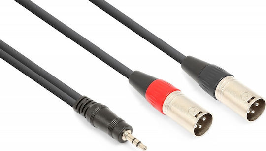 Vonyx Cable XLR Male - 3.5mm Male Black 1.5m 177.750