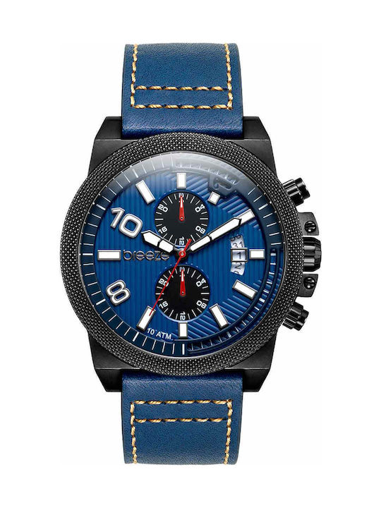 Breeze Renegade Men's Watch 48mm Chronograph Ba...