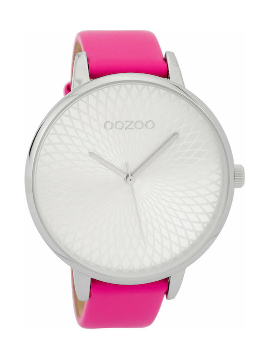 Oozoo Timepieces Uhr mit Rosa Lederarmband