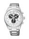 Citizen Eco-Drive Eco - Drive Chronograph Watch with Metal Bracelet Silver