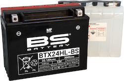 BS Μπαταρία Μοτοσυκλέτας Maintenance Free BTX24HL-BS με Χωρητικότητα 22.1Ah