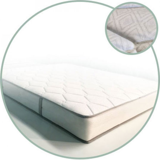 Achaia Strom Economy Anatomic Semi-double Ortopedie Saltea 120x200x21cm cu Arcuri