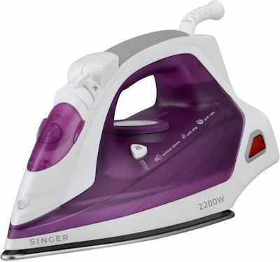 Singer -SSWF Steam Iron 2200W with Continuous Steam 80g/min