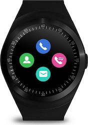 Media-Tech Round Watch GSM MT855 με SIM (Μαύρο)