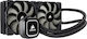 Corsair Hydro Series H100x Υδρόψυξη Επεξεργαστή Διπλού Ανεμιστήρα 120mm για Socket AM4/1200/115x