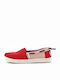 Παιδικές Εσπαντρίγιες Slip-On Κόκκινες Bimini Youth Stripe Cord