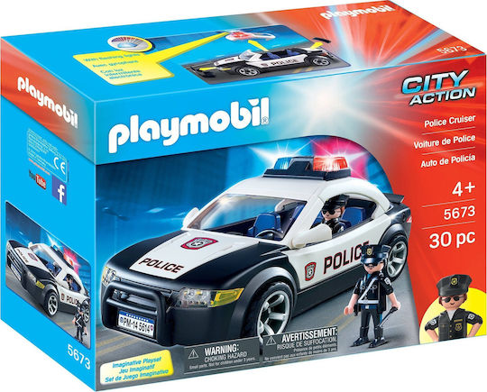 Playmobil City Action Police Cruiser for 4+ years old