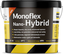 Bauer Monoflex NanoHybrid Ελαστομερές Επαλειφόμενο Στεγανωτικό 5kg Λευκό