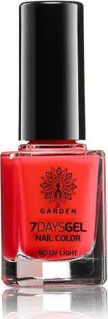 Garden 7 Days Gel Гланцов Дълготраен Лак За Нокти Червен 33 12ml
