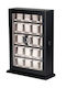 Rothenschild Wooden Case with transparent lid for 20 watches in Black color RS-1100-20BL