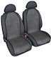 Lampa Car Seat Back Set 2pcs Mat Slim Strip Gray