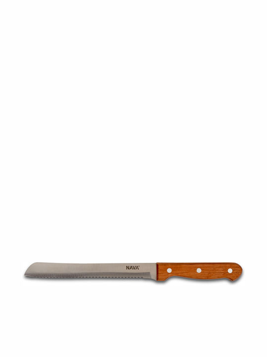 Nava Μαχαίρι Ψωμιού από Ανοξείδωτο Ατσάλι 20cm 10-058-042