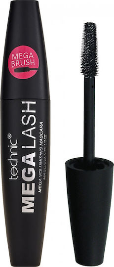 Technic Mega Lash Mega Volumising Ultra Black Mascara Μαύρο 14ml