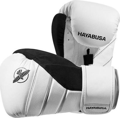 Hayabusa T3 Synthetic Leather Boxing Competition Gloves White