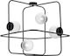 Luma Pendant Chandelier Grid for 4 Bulbs E27 Black