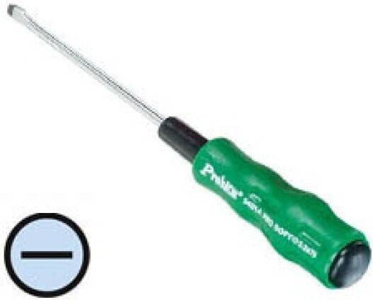 Proskit Magnetic Electrician Screwdriver Straight Size 3.2x75mm