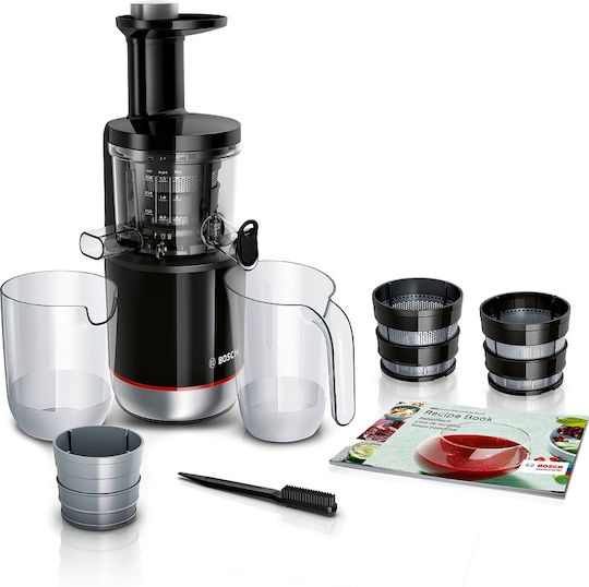 Bosch Storcător de fructe Presare lentă 150W Unelte pentru măcelari Negru