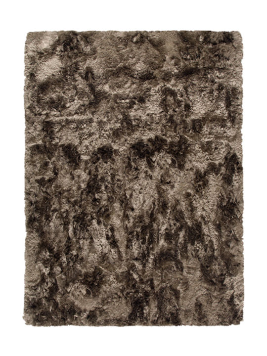 Tapicap Grass Polyester Taupe Handmade Rug Rectangular Brown