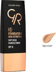Golden Rose HD Foundation Flawless Finish 30ml