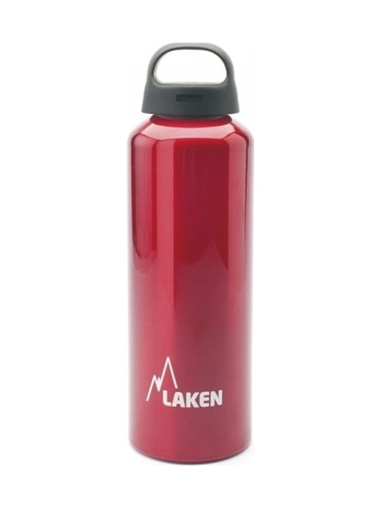 Laken Classic Aluminum Water Bottle 750ml Red