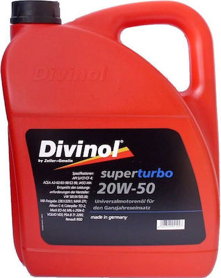 Divinol Λάδι Αυτοκινήτου Super Turbo 20W-50 5lt