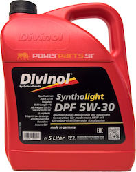 Divinol Συνθετικό Λάδι Αυτοκινήτου Syntholight DPF 5W-30 για κινητήρες Diesel 5lt