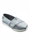 Toms Kids Espradrilles with Hoop & Loop Closure Silver Classic