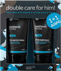 Medisei Men's Αnti-ageing Cosmetic Set Panthenol Extra Suitable for Oily Skin with Face Cream 150ml