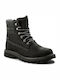 CAT Deplete Wp Men's Leather Waterproof Boots Black