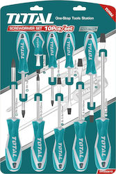 Total Set 10 Magnetic Screwdrivers