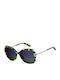 Polaroid Women's Sunglasses with Multicolour Frame and Blue Gradient Polarized Mirror Lens PLD4068/S XGW/Z7