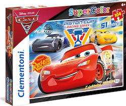 Kinderpuzzle Super Color Cars Piston Cup Legends für 6++ Jahre 104pcs Clementoni