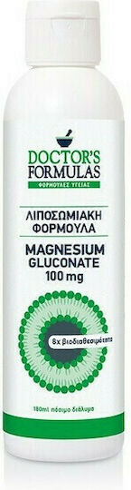 Doctor's Formulas Λιποσωμιακή Φόρμουλα Magnesium Gluconate 100mg 180ml
