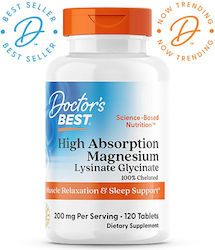 Doctor's Best High Absorption Magnesium 120 tabs