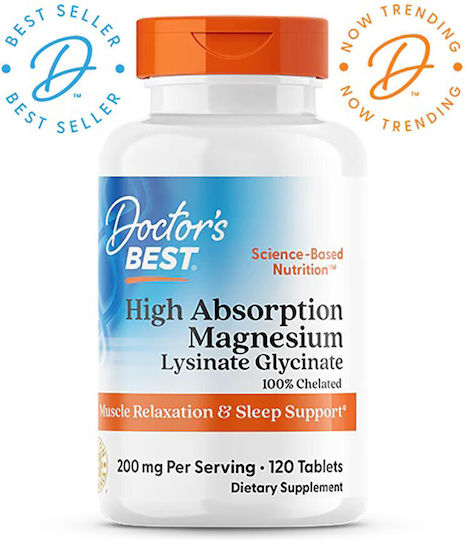 Doctor's Best High Absorption Magnesium 120 tabs