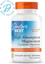 Doctor's Best High Absorption Magnesium 240 ταμπλέτες