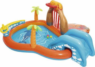 Bestway Lava Lagoon Play Center Kinder Pool Aufblasbar 265x265x104cm
