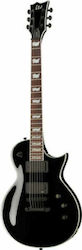 ESP LTD EC-401 Elektrische Gitarre mit Form Einfacher Schnitt und HH Pickup-Anordnung in Schwarz Farbe