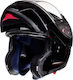 MT Atom SV Black Motorcycle Helmet Flip-Up ECE 22.05 1750gr with Sun Visor