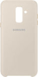 Samsung Original Synthetic Back Cover Gold (Galaxy A6+ 2018)