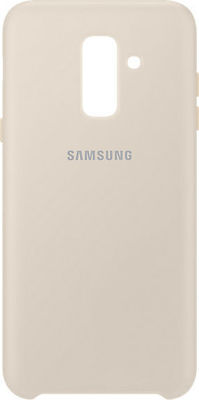Samsung Original Umschlag Rückseite Synthetisch Gold (Galaxy A6+ 2018) EF-PA605CFEG EF-PA605CFEGWW