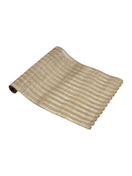 Espiel Cotton & Polyester Tablecloth Runner Beige 45x150cm